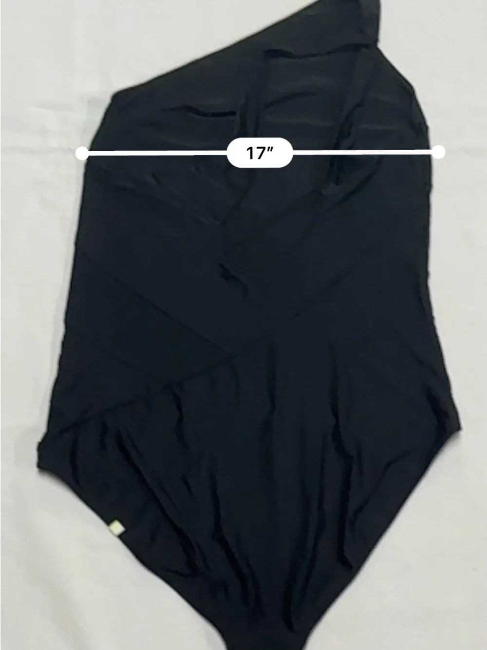 summersalt One-Shoulder Black Swimsuit
